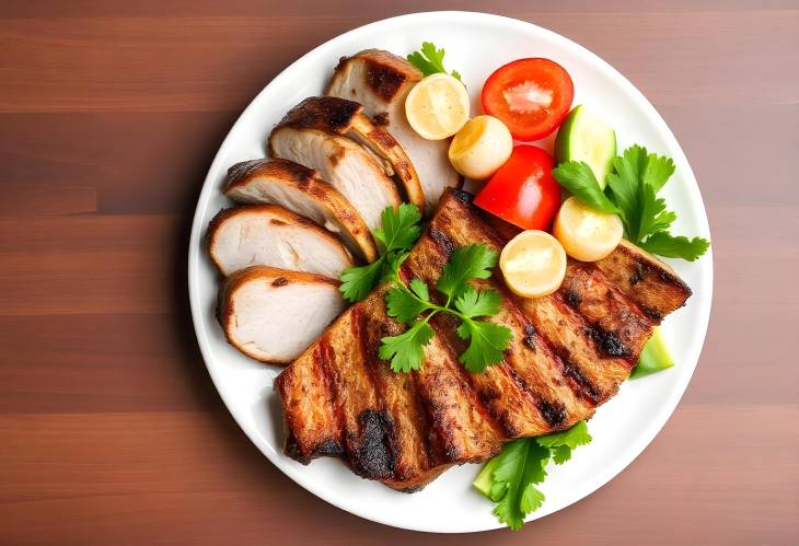 Tantalizing Grilled Pork and Salad